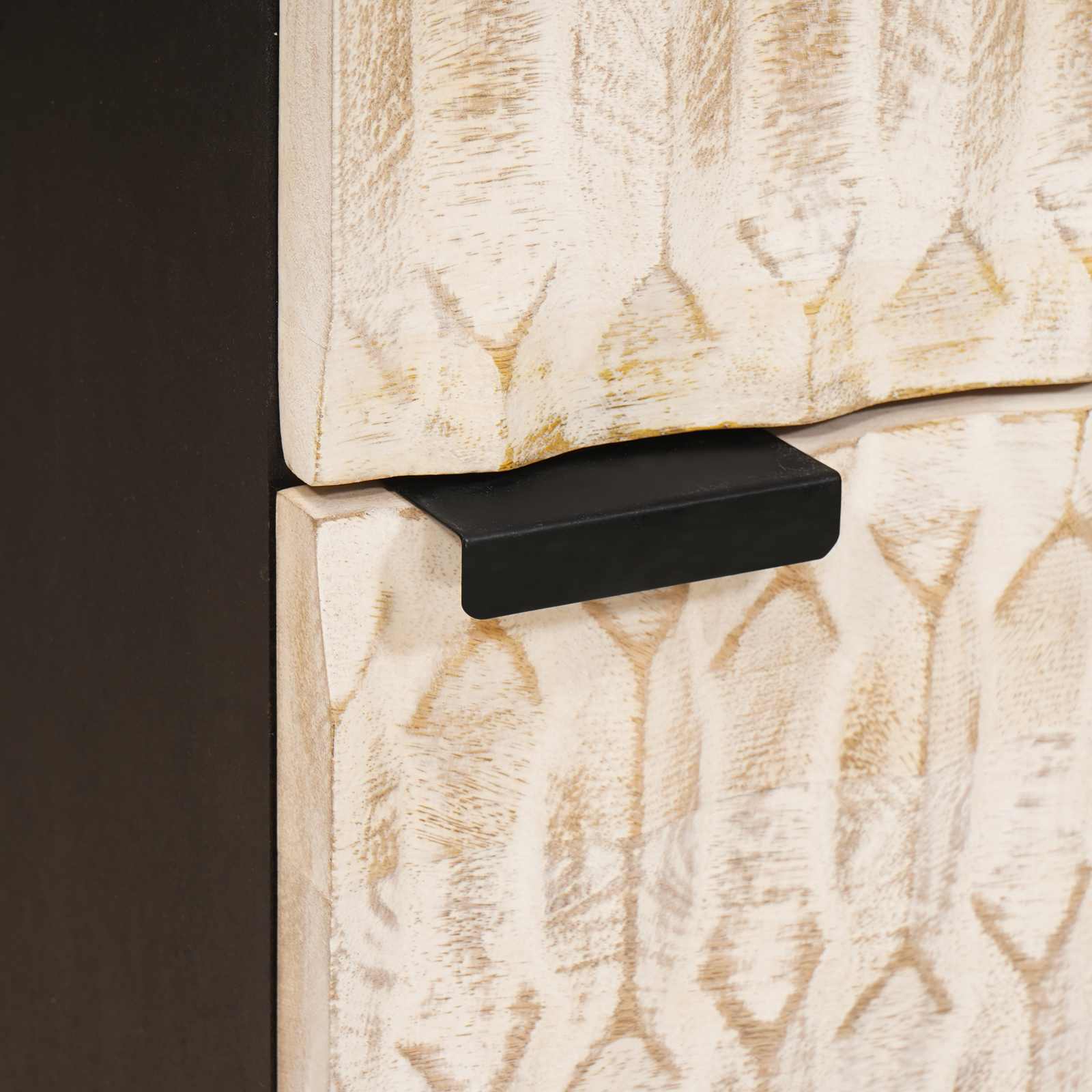 Credenza con porta Finitura Bianco Lavato 40 x 33,5 x 110 cm 4017893