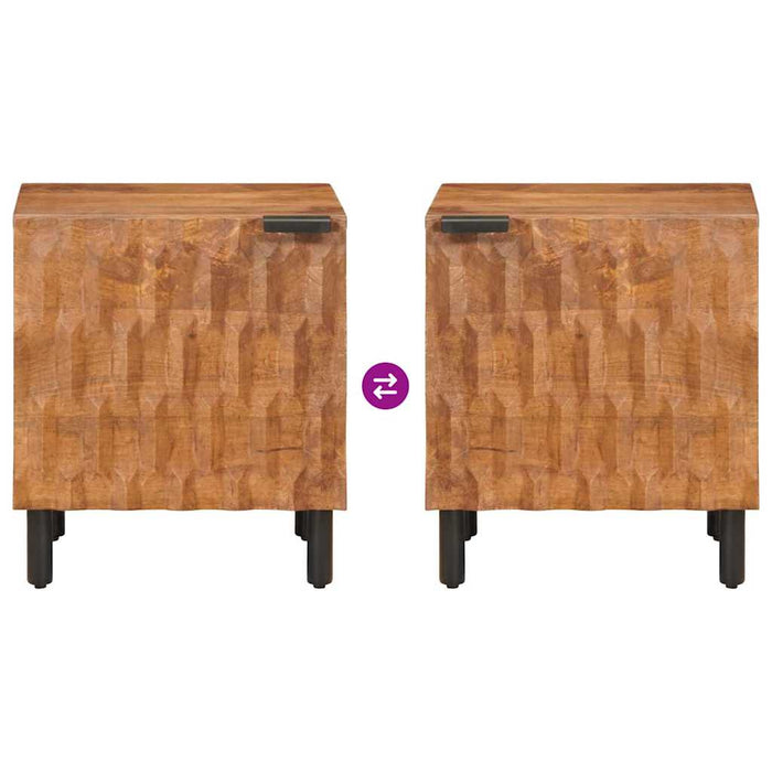 Armadio da Notte 2 pcs Marrone 40 x 33,5 x 46 cm 4017897