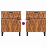 Armadio da Notte con cassetto Marrone 50 x 33 x 60 cm 4017908