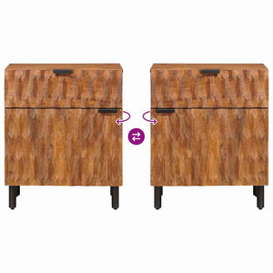 Armadio da Notte con cassetto Marrone 50 x 33 x 60 cm 4017908