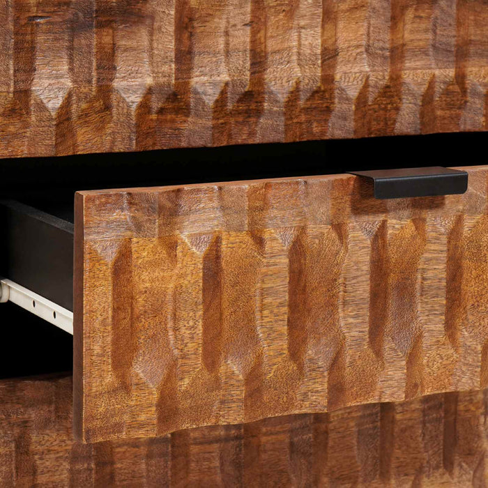 Armadio da Notte con cassetto Marrone 50 x 33 x 60 cm 4017909