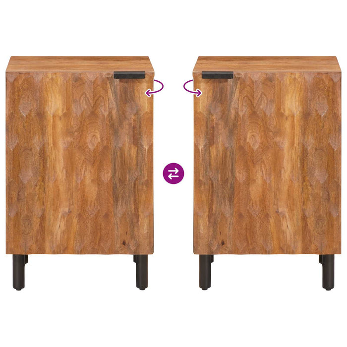 Mobile da Bagno Marrone 38 x 33 x 58 cm Legno di mango massello 4017921