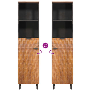 Mobile da Bagno con lo scaffale Marrone 38 x 33 x 160 cm 4017922