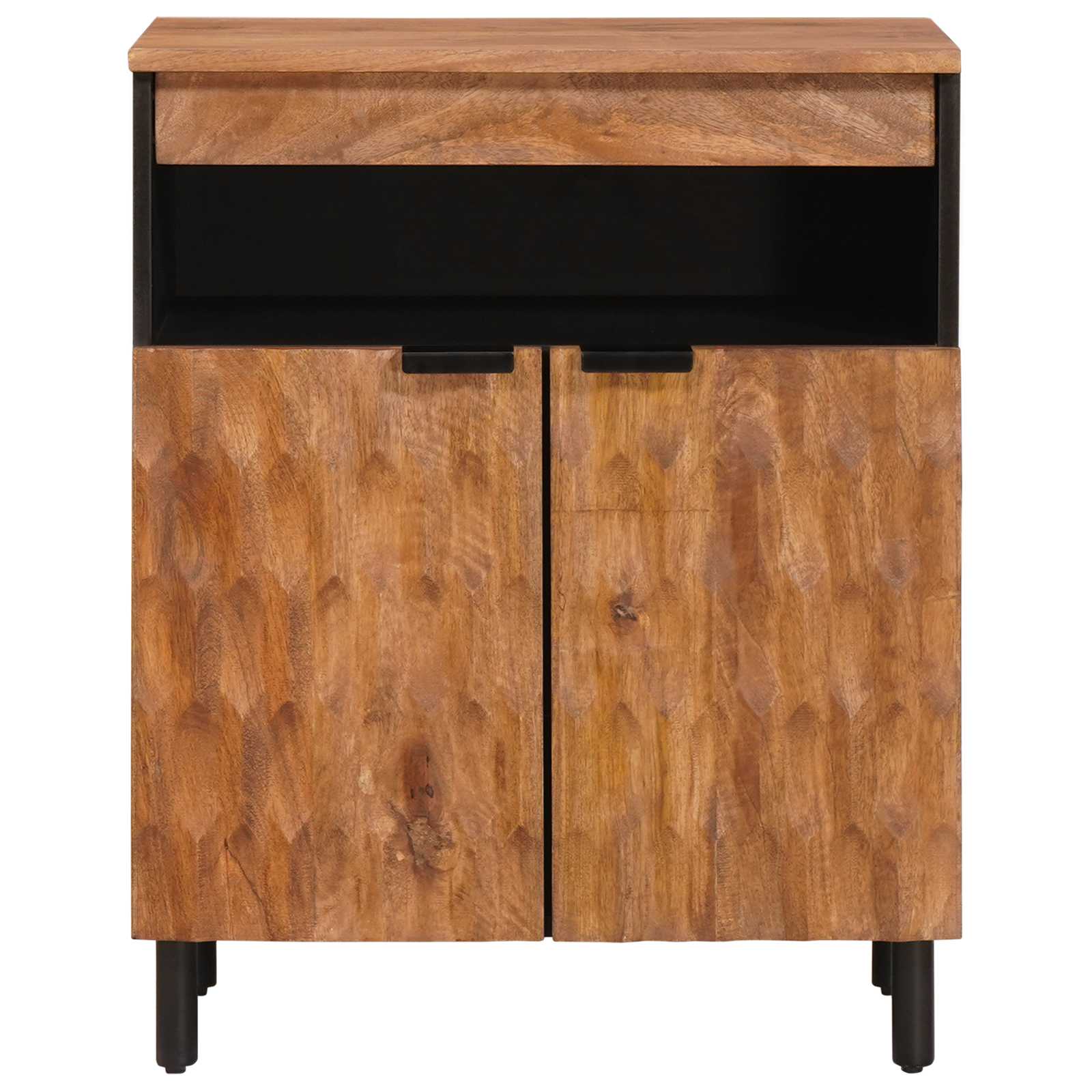 Credenza con porta Finitura Marrone Acacia 60 x 33,5 x 75 cm 4017925