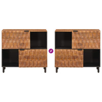 Credenza con porta Finitura Marrone Acacia 80 x 33,5 x 75 cm 4017927