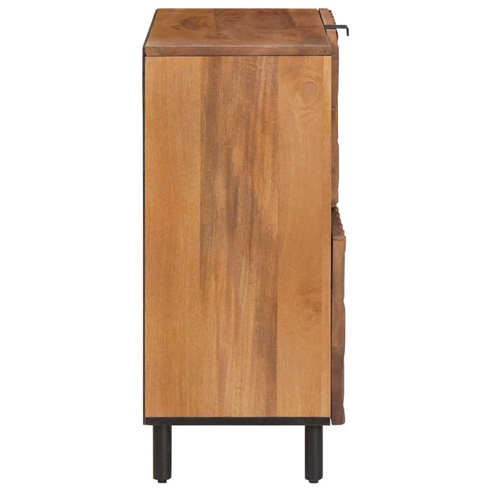 Credenza con porta Finitura Marrone Acacia 80 x 33,5 x 75 cm 4017927