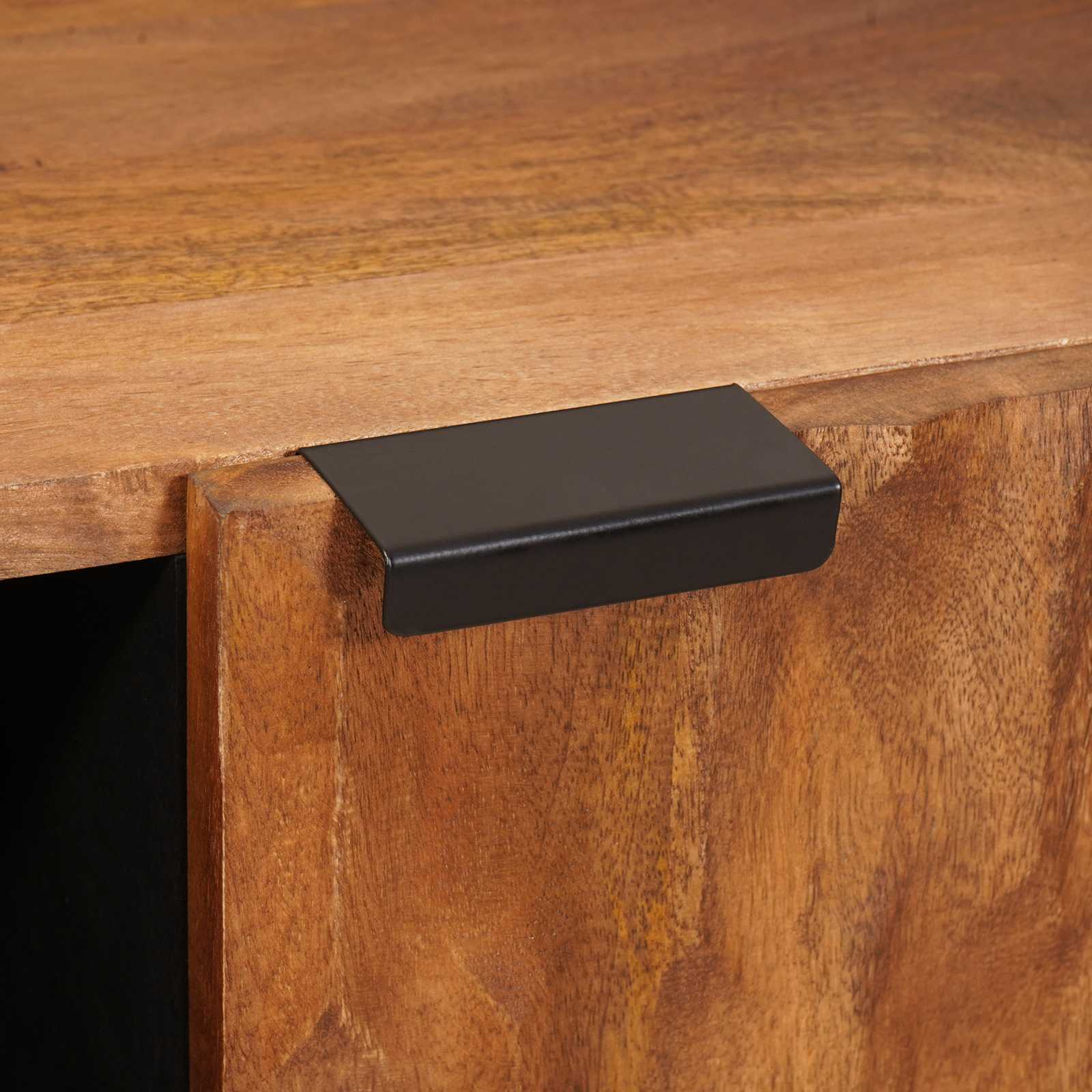 Credenza con porta Finitura Marrone Acacia 90 x 33,5 x 75 cm 4017928