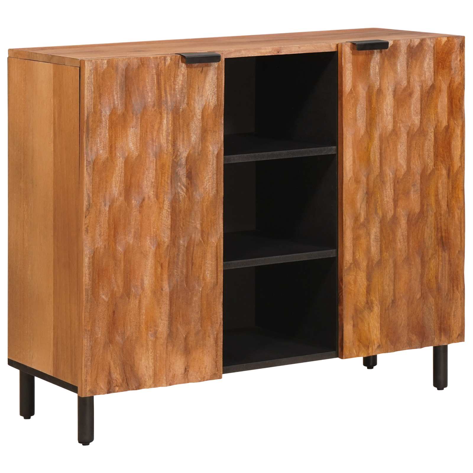 Credenza con porta Finitura Marrone Acacia 90 x 33,5 x 75 cm 4017928