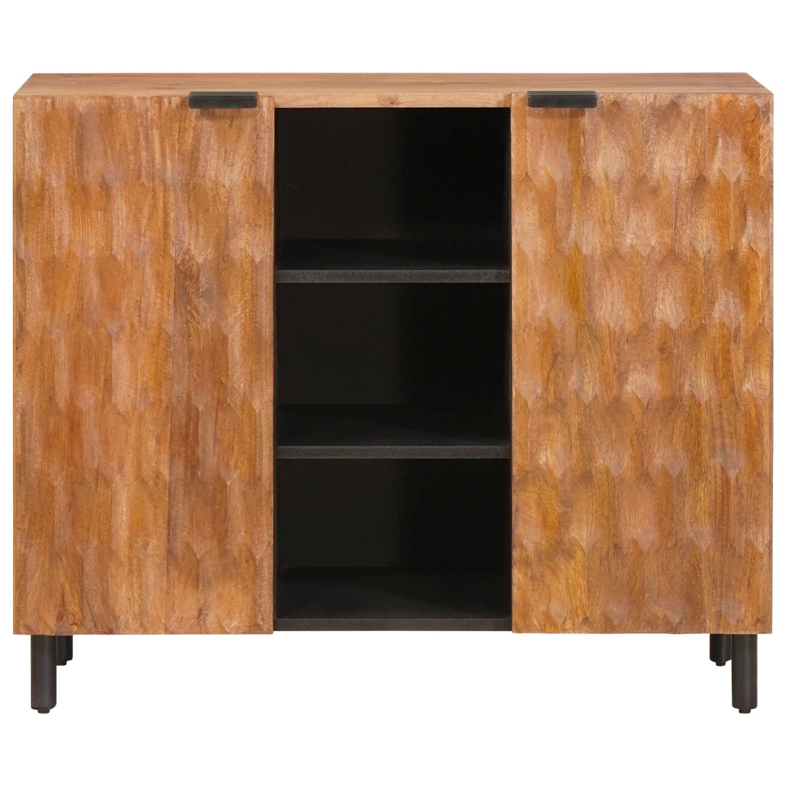 Credenza con porta Finitura Marrone Acacia 90 x 33,5 x 75 cm 4017928