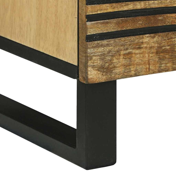 vidaXL Comodini Marrone e Nero 40 x 33.5 x 46 cm