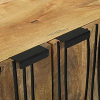 Credenza-Buffet-Armadio da cucina Marrone 60 x 33.5 x 75 cm Legno massello di mango 671848