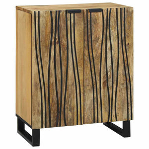 Credenza-Buffet-Armadio da cucina Marrone 60 x 33.5 x 75 cm Legno massello di mango 671848