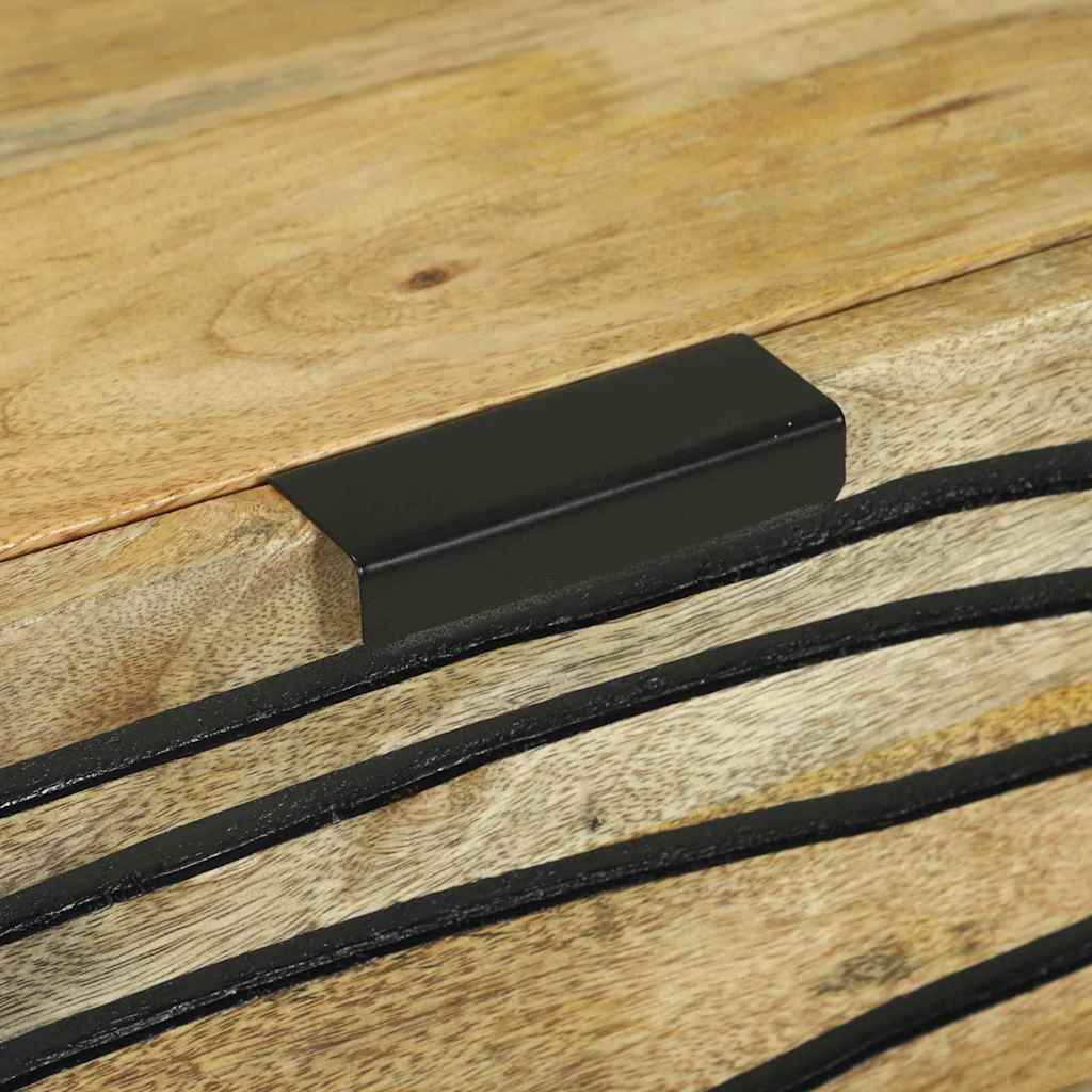 Credenza-Buffet-Armadio da cucina Marrone 60 x 33.5 x 75 cm Legno massello di mango 671915