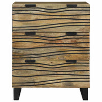 Credenza-Buffet-Armadio da cucina Marrone 60 x 33.5 x 75 cm Legno massello di mango 671915