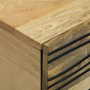 Tavolino da salotto Marrone e Nero 80 x 50 x 40 cm 4017941