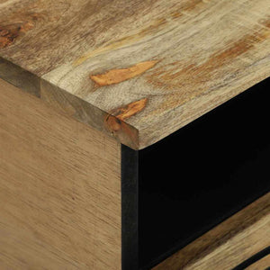 Tavolino da salotto with Drawer Marrone e Nero 80 x 54 x 40 cm 4017949