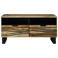 Tavolino da salotto with Drawer Marrone e Nero 80 x 54 x 40 cm 4017949