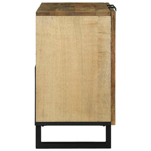 Armadio per Lavabo da Bagno-Armadietto da bagno-Mobiletto da bagno con porta Marrone 62 x 33 x 58 cm