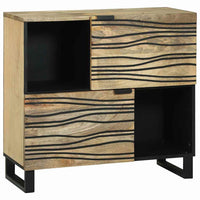 Credenza-Buffet-Armadio da cucina Marrone 80 x 33 x 75 cm legno massello di mango 114005