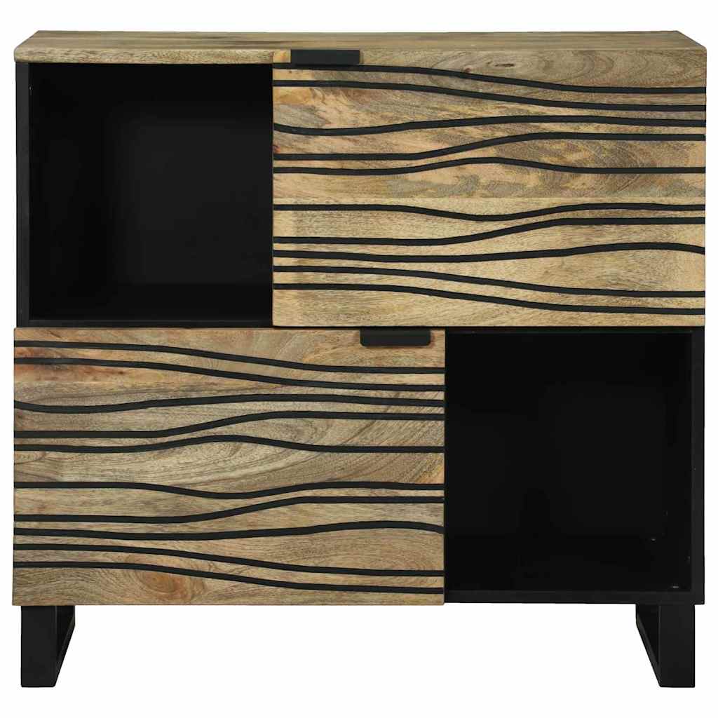 Credenza-Buffet-Armadio da cucina Marrone 80 x 33 x 75 cm legno massello di mango 114005