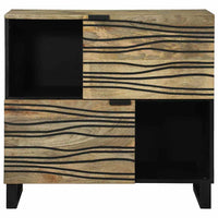 Credenza-Buffet-Armadio da cucina Marrone 80 x 33 x 75 cm legno massello di mango 114005