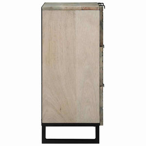 Credenza Bianco 60 x 33.5 x 75 cm Legno massello di mango 4017975