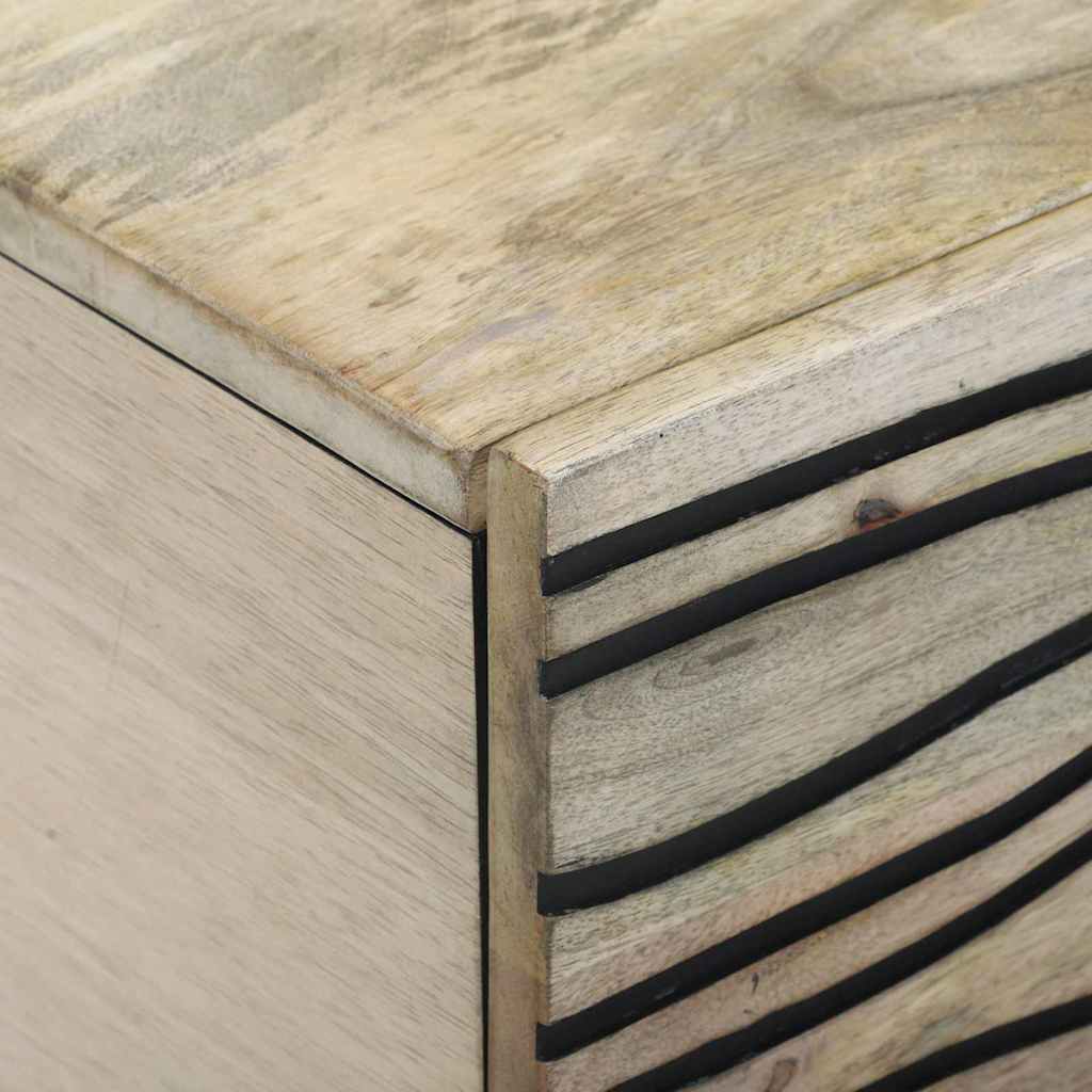 Tavolino da salotto Bianco, Nero 100 x 54 x 40 cm 4017984