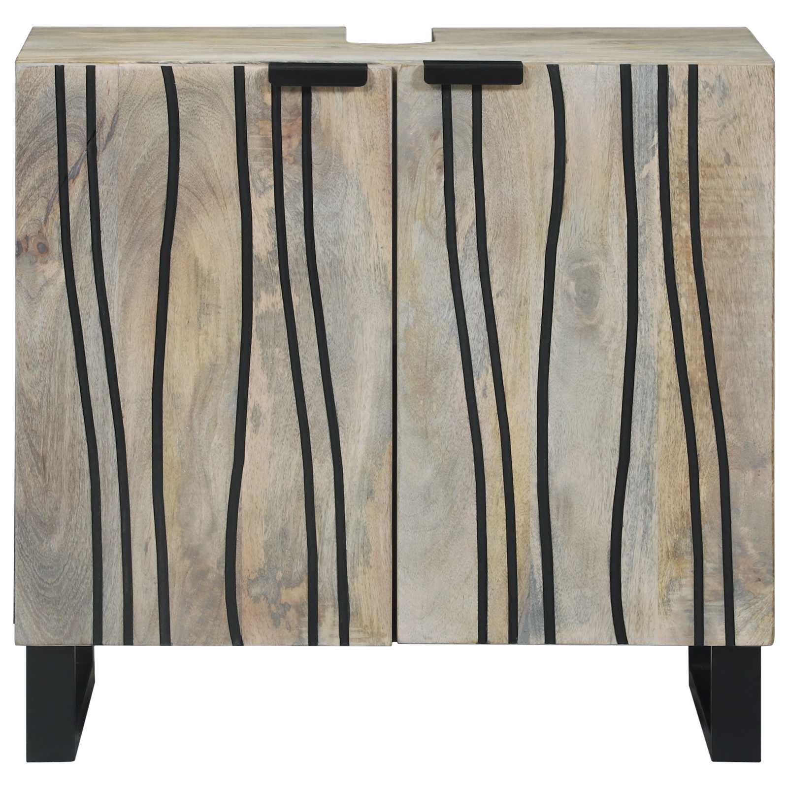 Armadio per Lavabo da Bagno con porta Bianco 62 x 33 x 58 cm 4017991