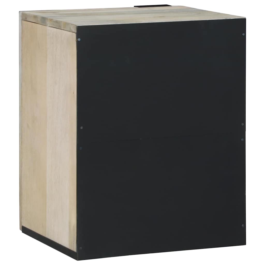 vidaXL Armadio sottolavello con porta Marrone e Nero 38 x 33.5 x 48 cm