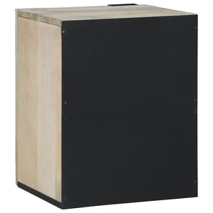 vidaXL Armadio sottolavello con porta Marrone e Nero 38 x 33.5 x 48 cm