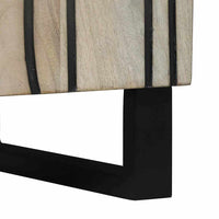 vidaXL Mobile da Bagno con porta Marrone e Nero 38 x 33.5 x 58 cm