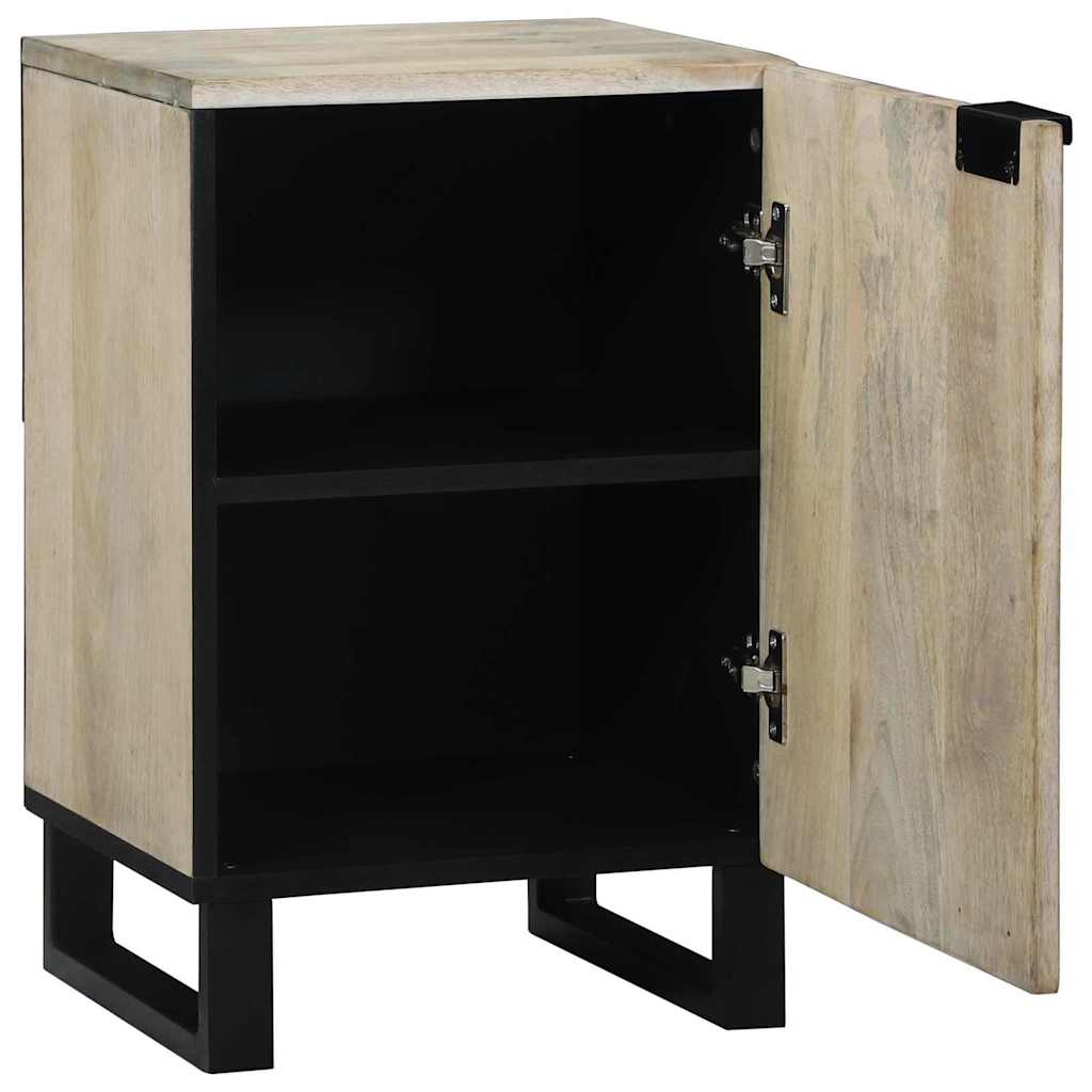 vidaXL Mobile da Bagno con porta Marrone e Nero 38 x 33.5 x 58 cm