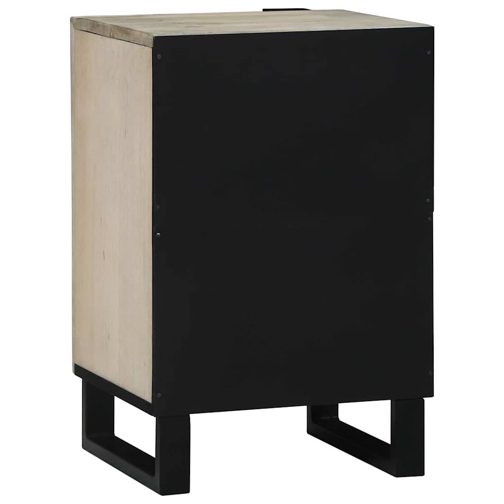 vidaXL Mobile da Bagno con porta Marrone e Nero 38 x 33.5 x 58 cm