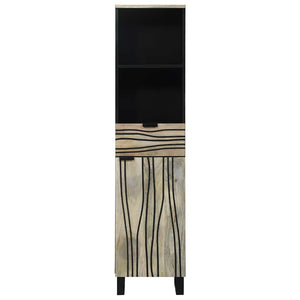 Armadio per Lavabo da Bagno con porta Bianco 38 x 33 x 160 cm 4017994