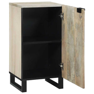 vidaXL Credenza Bianco 40 x 33 x 75 cm legno massello di mango