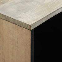 vidaXL Credenza Bianco 80 x 33 x 75 cm legno massello di mango