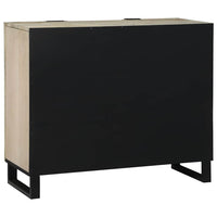 Sideboard Bianco 90 x 33 x 75 cm legno massello di mango 4018000