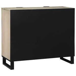 Sideboard Bianco 90 x 33 x 75 cm legno massello di mango 4018000