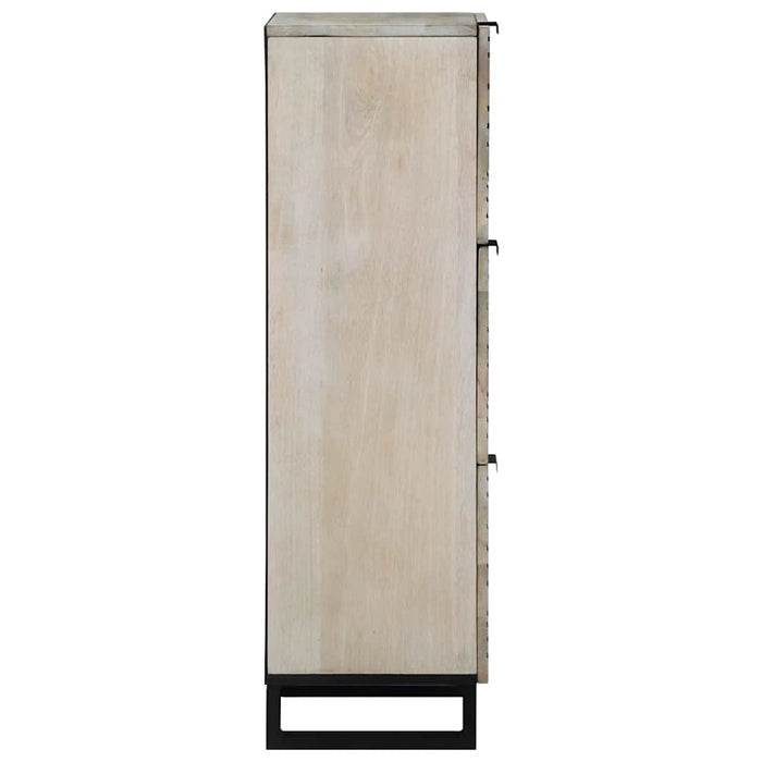 vidaXL Armadi e Supporti per Storage di Media Bianco e Nero