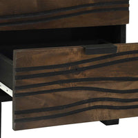 vidaXL Armadio da Notte Noce 40 x 33 x 46 cm legno massello di mango