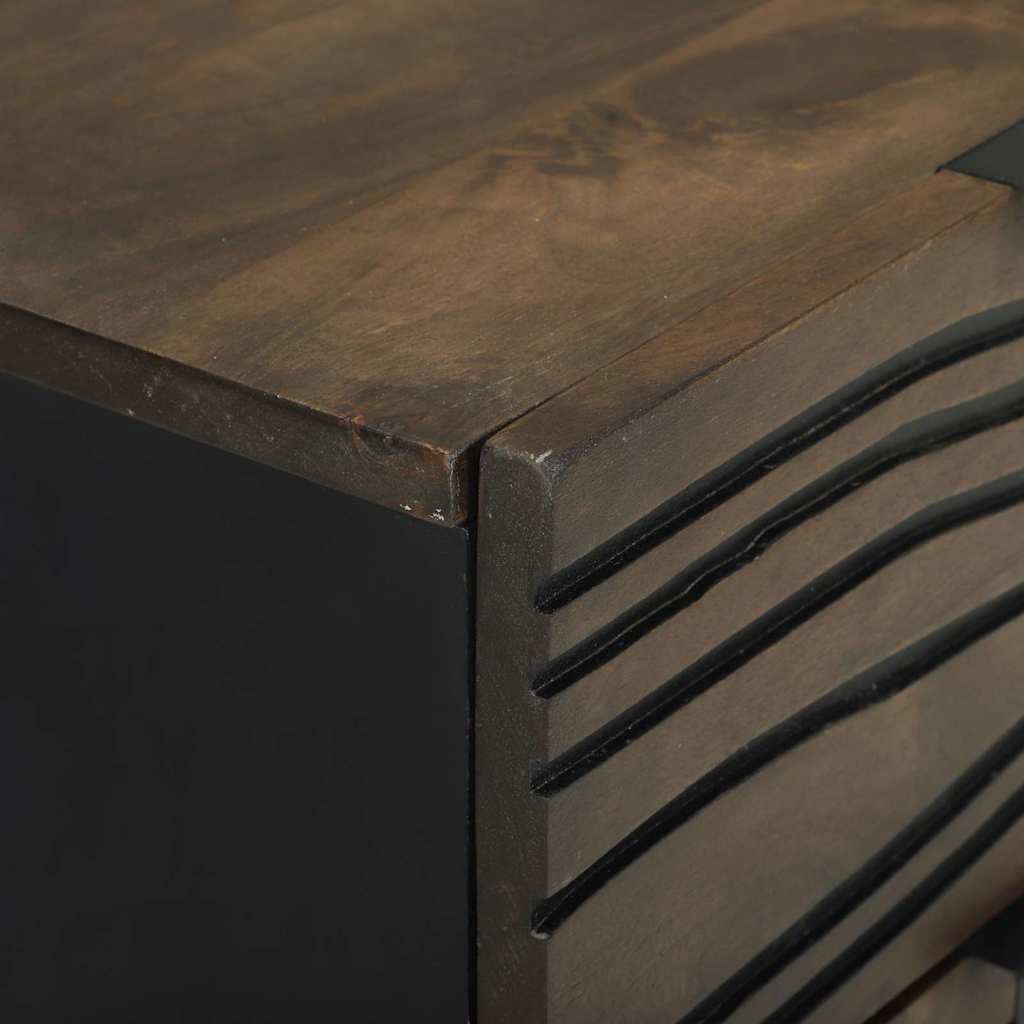 Armadio da Notte Noce 40 x 33 x 46 cm legno massello di mango 4018006