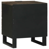 Armadio da Notte Noce 40 x 33 x 46 cm legno massello di mango 4018006