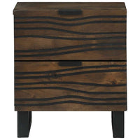 Armadio da Notte Noce 40 x 33 x 46 cm legno massello di mango 4018006