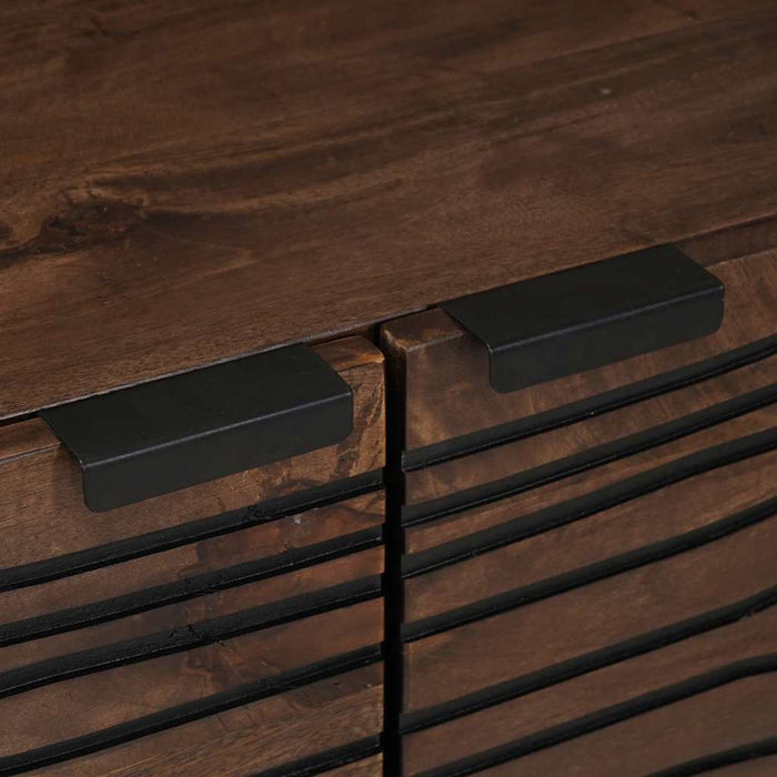 Tavolino da salotto Marrone e Nero 80 x 50 x 40 cm 4018013