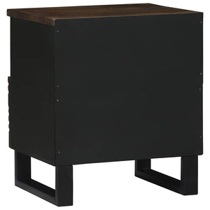 Armadio da Notte Noce 40 x 33 x 46 cm legno massello di mango 4018014