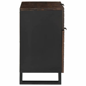 Mobiletto per comodino 50x33x60 cm in legno massello di noce 4018016