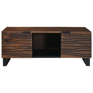 Tavolino da salotto Marrone e Nero 100 x 54 x 40 cm 4018020