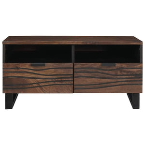 Tavolino da salotto with Drawer Marrone e Nero 80 x 54 x 40 cm 4018021