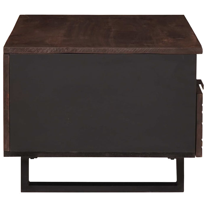 Tavolino da salotto with Drawer Marrone e Nero 80 x 54 x 40 cm 4018021