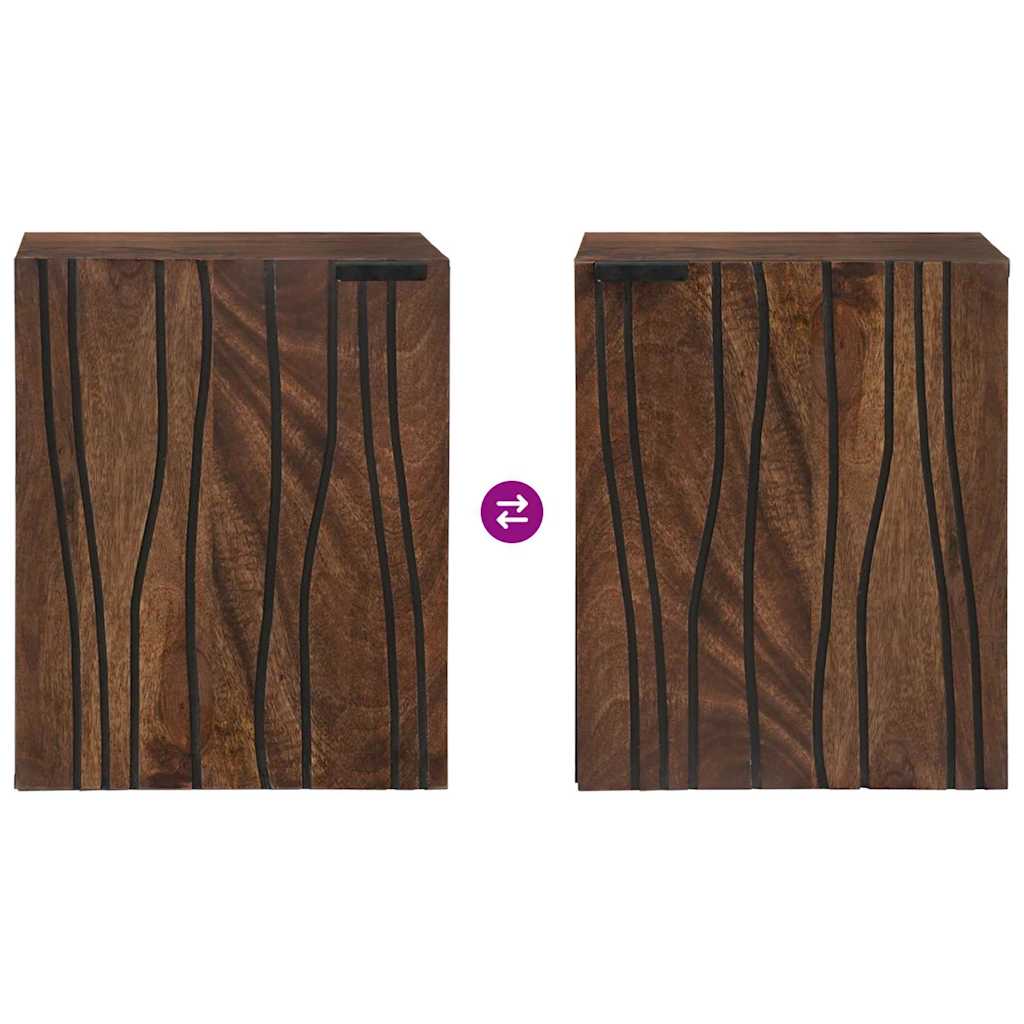 Armadio per Lavabo da Bagno con porta Noce 38 x 33,5 x 48 cm 4018028